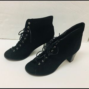 Ect! Boots Booties lace up NWOT Moto combat